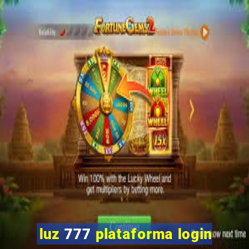 luz 777 plataforma login